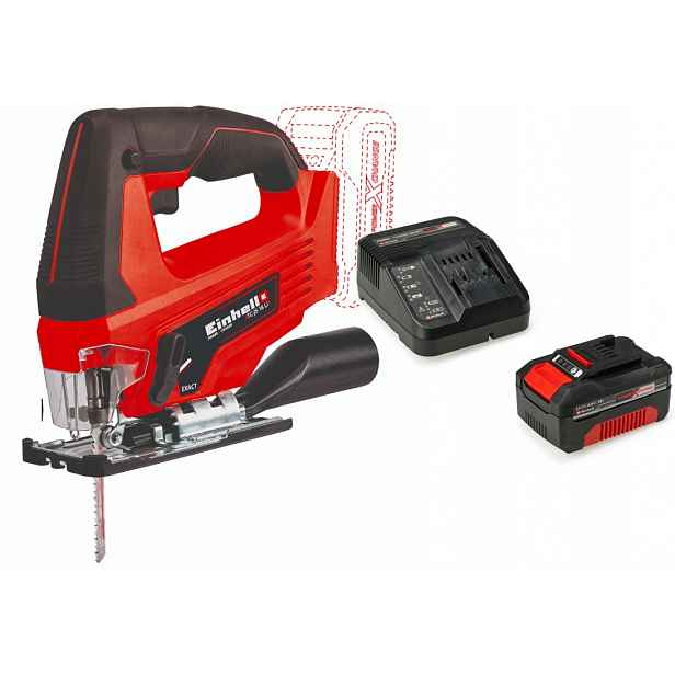 Einhell Přímá Pila Aku Pxc Tc-js 18 Li 4321209 Sada Akumulátor 4,0Ah