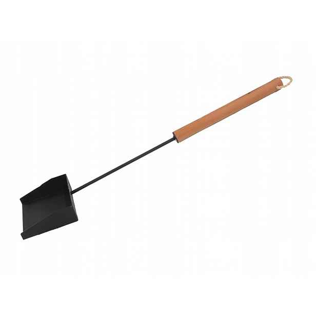 Lopatka Do Kamen, Černá Na Uhlíky S Dřevěnou Rukojetí Pisla 70cm, 41702060