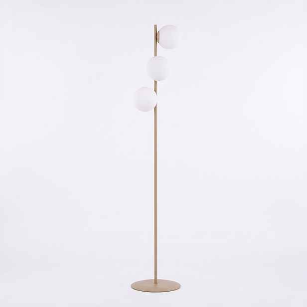 Podlahová lampa Magnus LP3 Mokka, 3 opálová stínítka, E14
