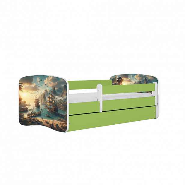 RAUMHIRSCH FURNITURE DĚTSKÁ POSTEL Loď se zásuvkou 180/80 90/61/184