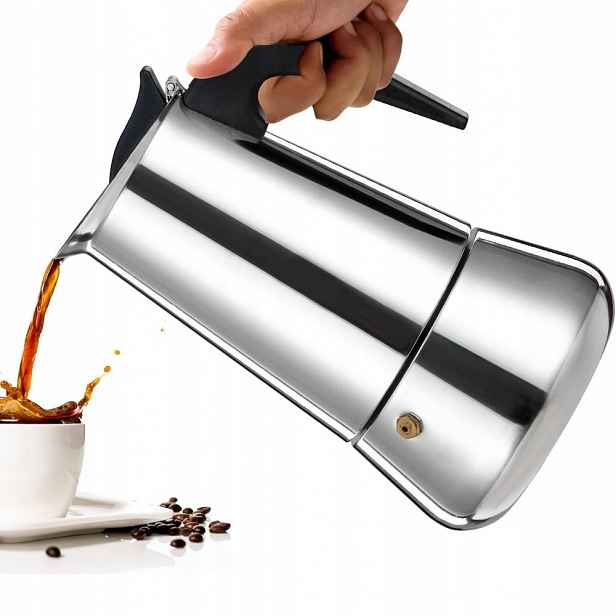Italský Kávovar Na Kávu Ocelový 600 ML
