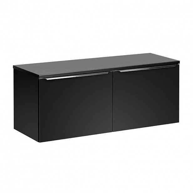 Petits-meubles SKŘÍŇKA POD UMYVADLO 120cm Eros Černá