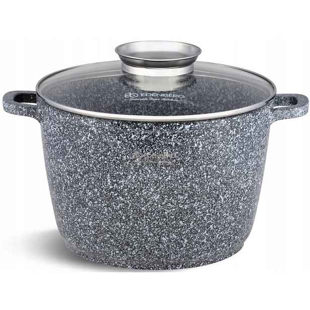 Vysoký Hrnec Mramorový kotlík 4 L 20 cm Klonberg Premium