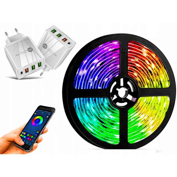 Barevné Rgb Led diody pro telefon výkonný Usb napájecí adaptér
