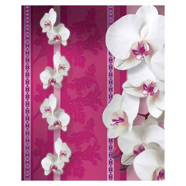 Fototapeta Orchideje bílé a růžové elegance do ložnice 206x275 lepidlo