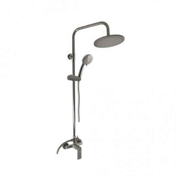 RAV SLEZÁK Nil sprchový systém metal grey kartáčovaná nl182.5/5-61mgk NL182.55-61MGK
