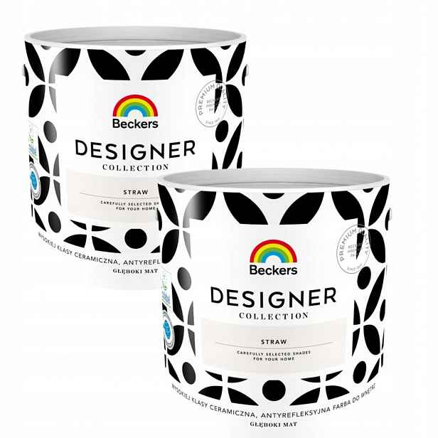 Set 5L Barva Beckers Designer Collection 2x2,5L Straw