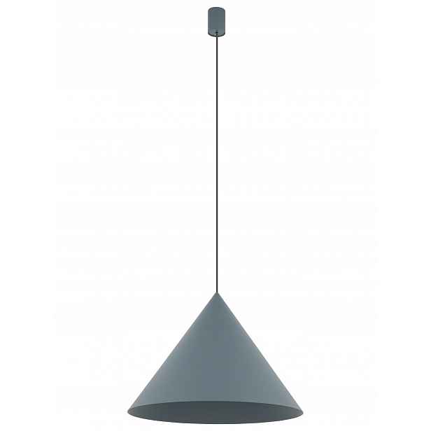 Závěsná Lampa Zenith L šedá světle modrá 1xGU10 130 cm stropní moderní obývací pokoj