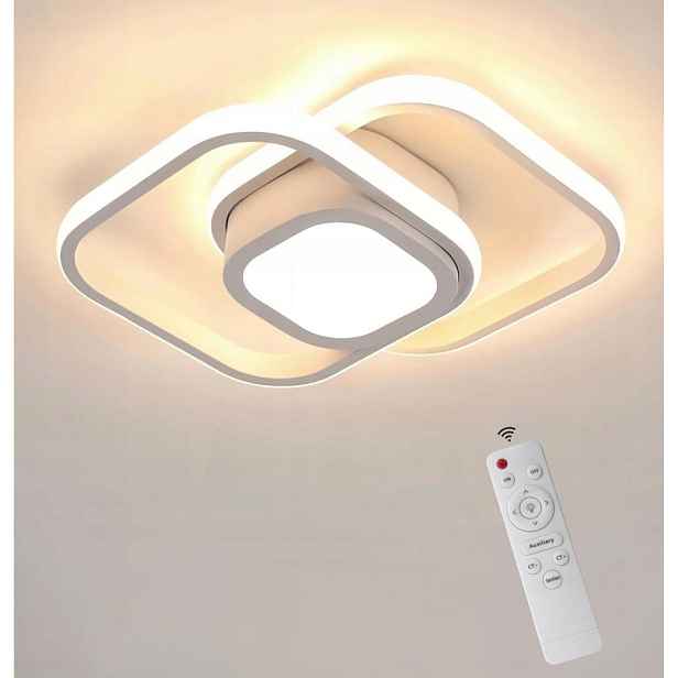 Lustr Ložnice Závěsná Lampa Bílá Led 3000K-6500K Moderní Do Obývacího Pokoje