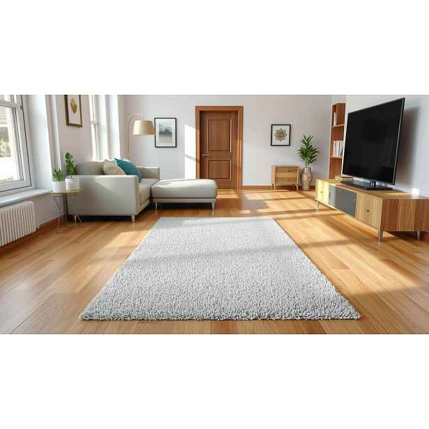 Kusový koberec Life Shaggy 1500 light grey, 100x200, šedá, ložnice, Ayyildiz