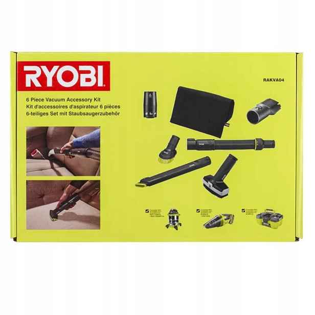 Sada příslušenství pro vysavače Ryobi – 6 kusů 1 Ks.