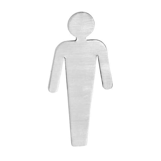 Sapho Cedule WC páni, 80x35x2mm, nerez mat