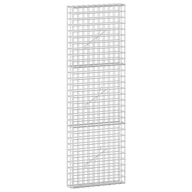 vidaXL Gabion s drátem 3,5 mm a síťkou 5x5 cm 50x10x150 cm