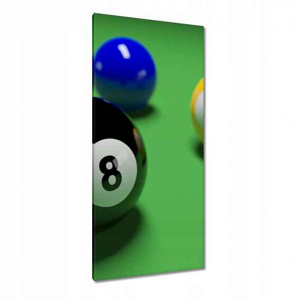 Obrazy 55x115 Kulečník Hra Stůl Bílé hole