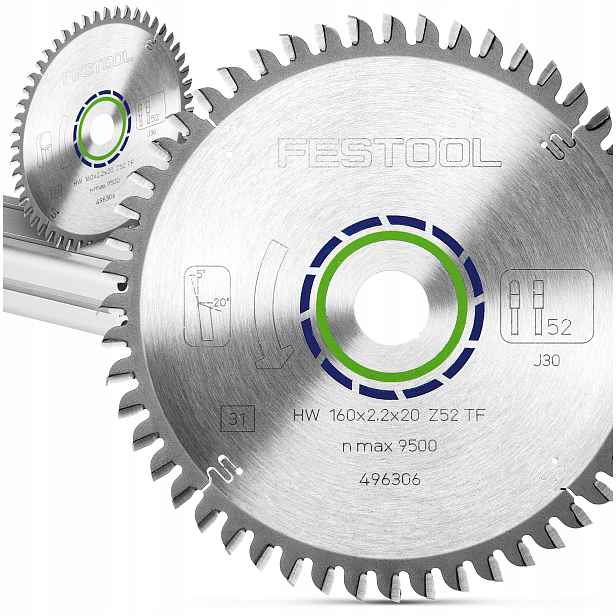 Aluminiový Kotouč Festool Kotoučová pila pro ponorné pily Hw 160x1,8x20 F/FA52