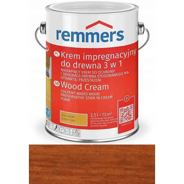Remmers Holzschutz-Creme lazura 2,5L Teak