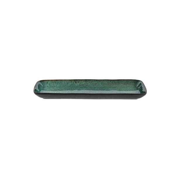 Servírovací keramický tác 14x38 cm Gastro Green/Black – Bitz