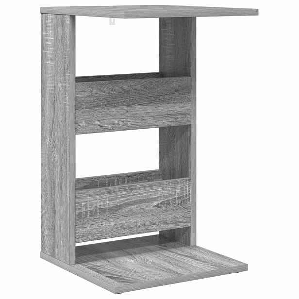 vidaXL Boční stůl Šedý Sonoma 40 x 35 x 60,5 cm Kompozitní dřevo
