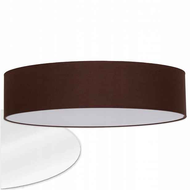 Led lampa Stropní válec Osvětlení do obývacího pokoje Stropní Svítidlo Hnědá 50 cm 3 x E27