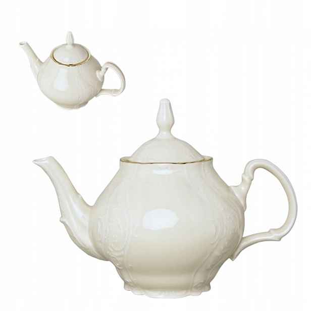 Porcelánová konvice Thun Bernadotte Ivory Gold 1,2 l