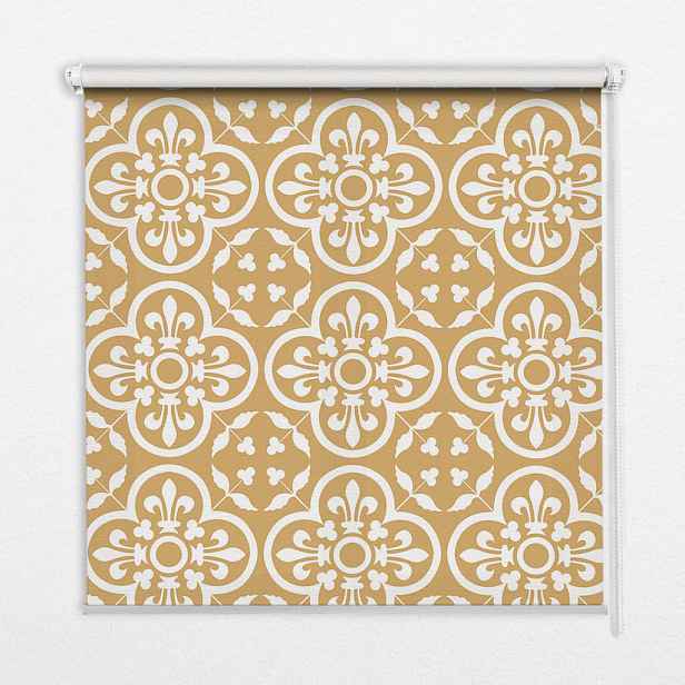 TULUP VNITŘNÍ roleta - okenní roleta - roleta - 60x140 cm - Portugalské dlaždice s lidovým vzorem