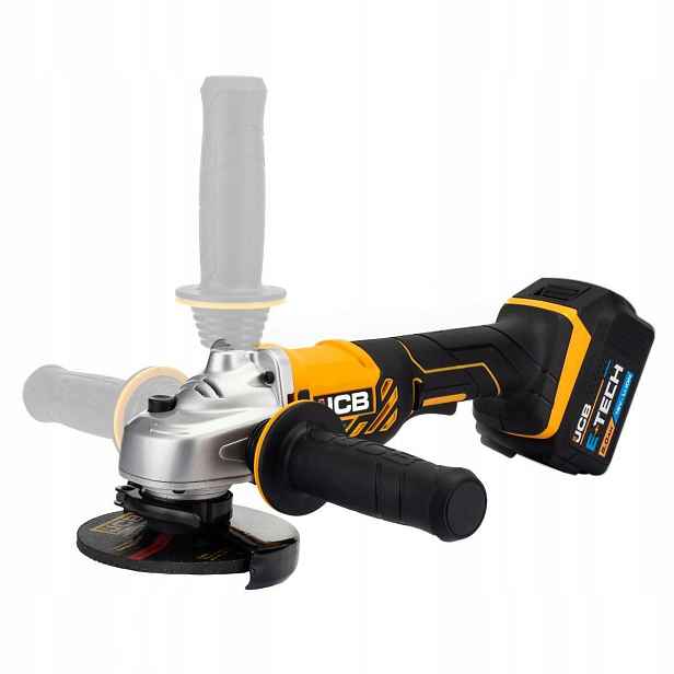 Úhlová bruska 115 mm 18V 4,5" taška 2 akumulátory 5 Ah Jcb