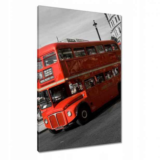 Obrazy 60x90 Červený autobus Londýn