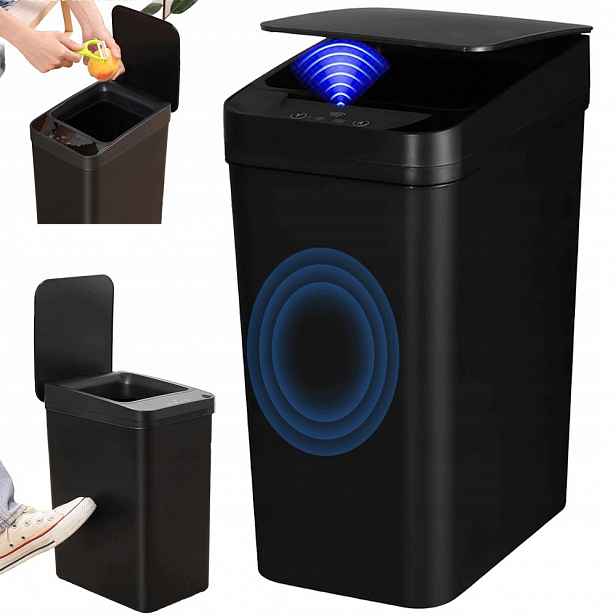 Odpadkový Koš Flip Bin Inteligentní Senzor 12L Do Kuchyně Všestranný
