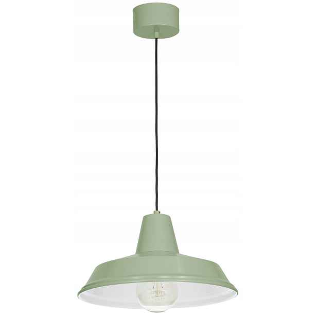 Závěsná lampa Class Zelená Bílá, industriální akcent v kuchyni