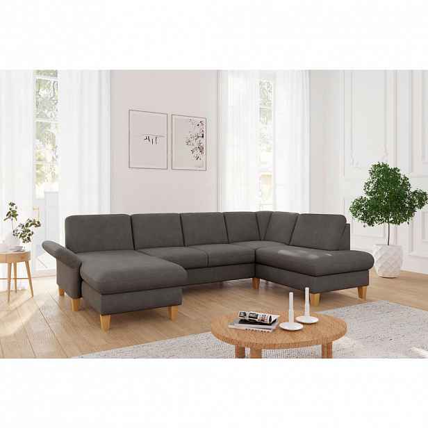 Sit & More SEDACÍ SOUPRAVA, textil, barvy grafitu
