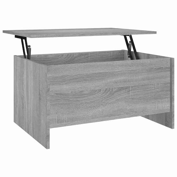 vidaXL Konferenční stolek šedý sonoma 80x55,5x41,5 cm kompozitní dřevo