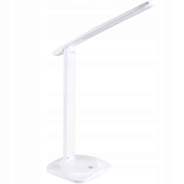 Led stolní lampa bílá školní moderní variabilní barva světla Polux