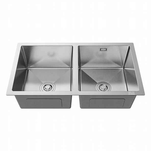 Dřez 80X45 CM Inox Dvoukomorový Nano