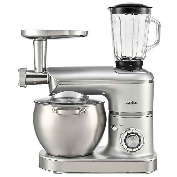 Multifunkční kuchyňský robot BestBerg BBR-2300S / 2300 W / 8,5 l / 6 rychlostí