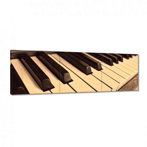 Obrazy 120x40 Klávesnice Piano