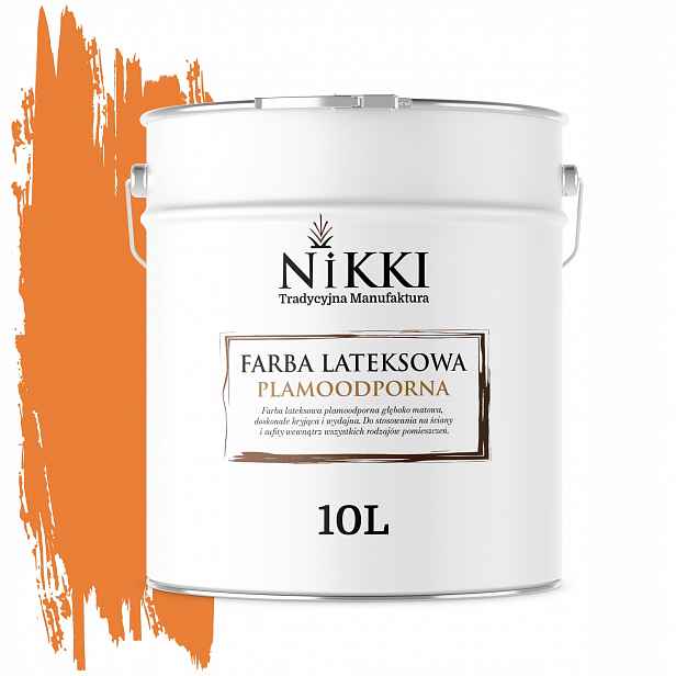 Barva Odolná Proti Skvrnám, Oranžová, Intenzivní Barva H5933 10L, Matná