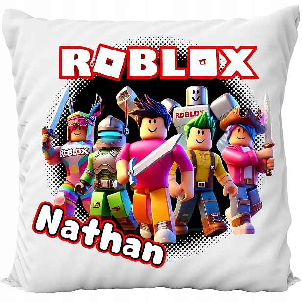 Polštář Bílá Hra Roblox Robloks Dárek Jméno