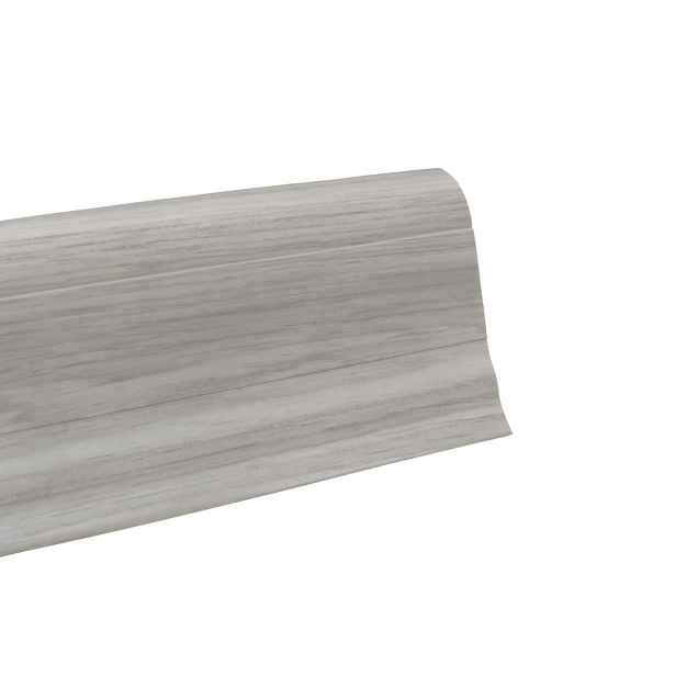 Soklová podlahová lišta SLK50 W648 white oak 2,5 m, kout (vnitřní), šedá, Döllken