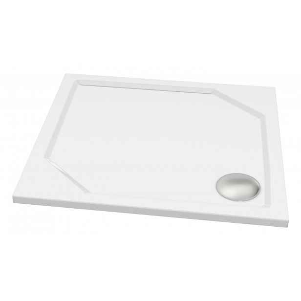 Vanička sprchová Wecco SQUARE-M 900×900 mm litý mramor