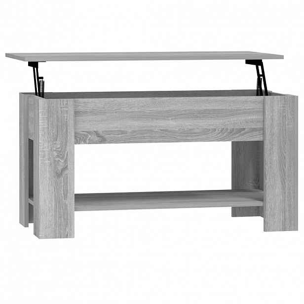 vidaXL Konferenční stolek šedý sonoma 101x49x52 cm kompozitní dřevo