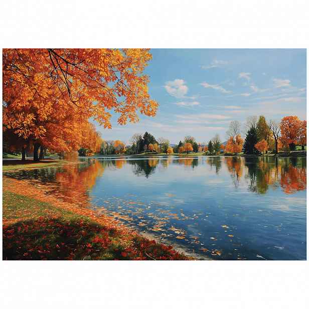 Wallarena FOTOTAPETA krajina jezero modrá 250x175 cm