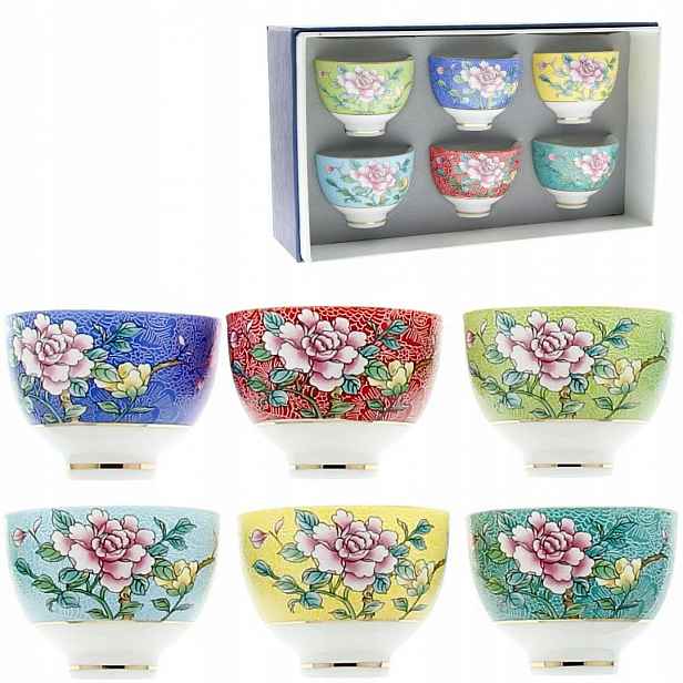 Šálky Na Čaj A Bylinky 6x Čaroděj Porcelánový Set Jako Dárek