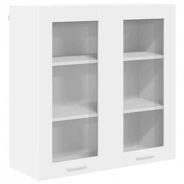 vidaXL Závěsná skříňka Bílá 80 x 31 x 80 cm Kompozitní dřevo