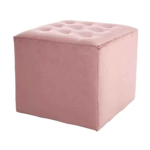 Casarredo Taburet LORI velvet starorůžová
