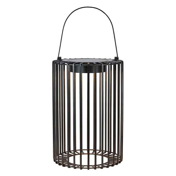 Černá venkovní solární LED lucerna na USB (výška 54 cm) Cavia – Markslöjd