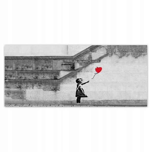 Fototapety 211x91 Banksy Holčička Hope