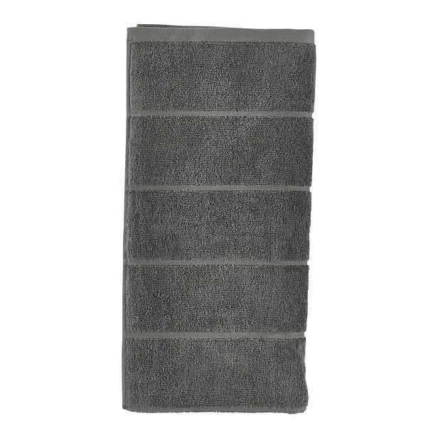 Tmavě zelená froté bavlněná osuška 70x140 cm Sauna – Zone