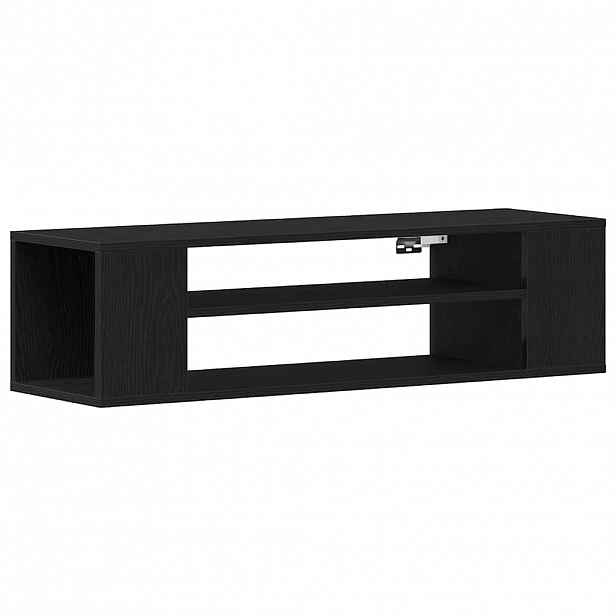 vidaXL Televizní skříň 100 x 30 x 26,5 cm Černý dub Kompozitní dřevo