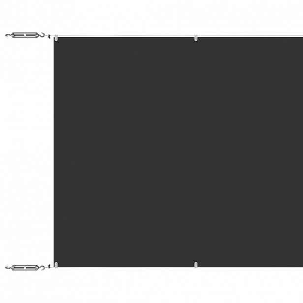 vidaXL Vertikální markýza antracitová 180 x 1 000 cm oxfordská látka
