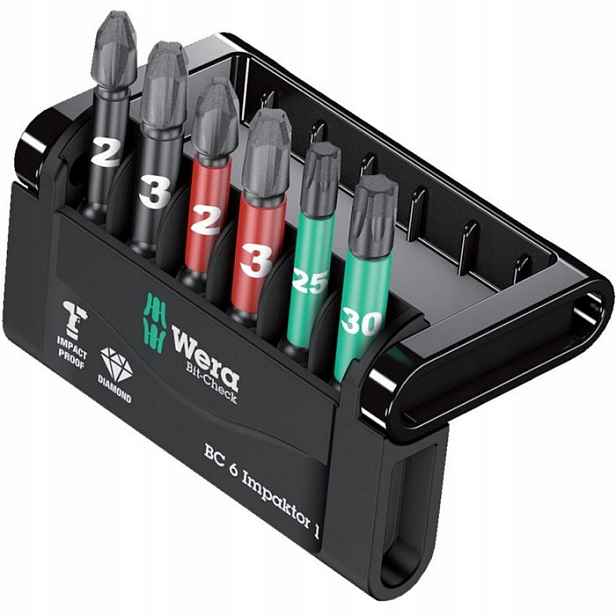 Bitová sada Ph Pz Torx Groty Wera 057695 Impaktor